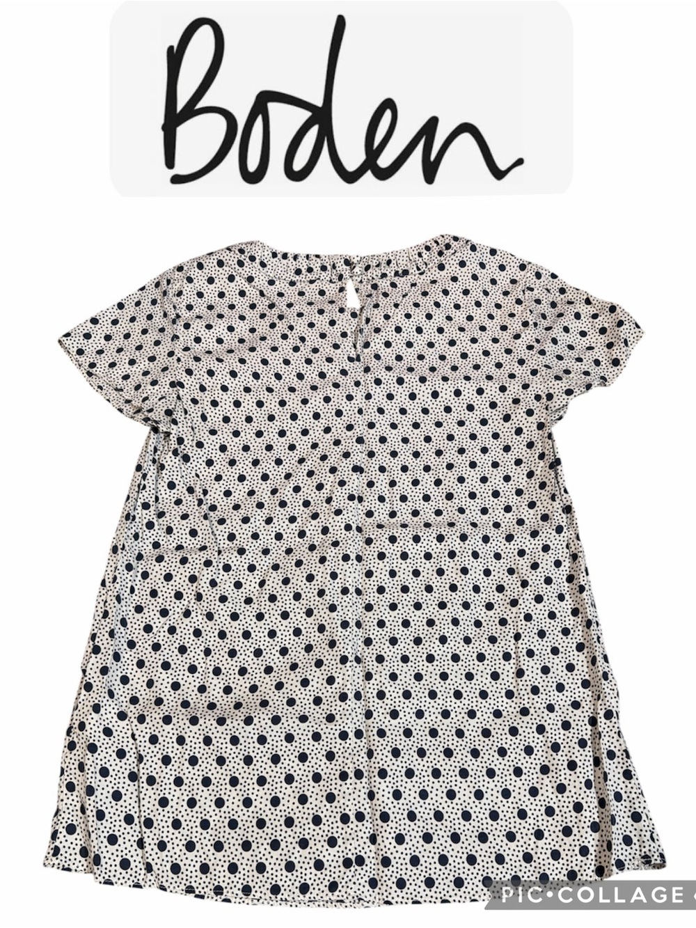 Boden Polka Dot Silk Blend Blouse Size US 2